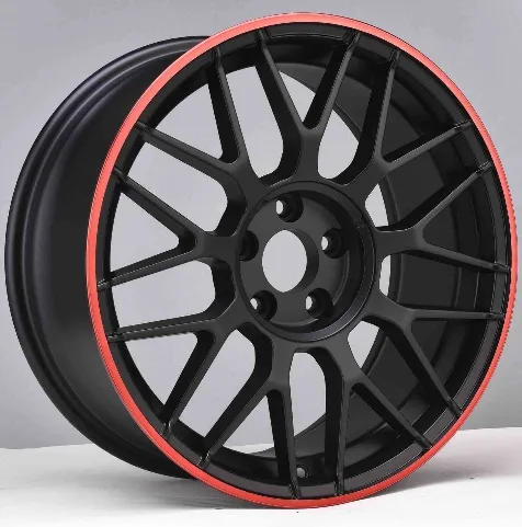 020 alloy wheel rim – Matte Black Machined Face