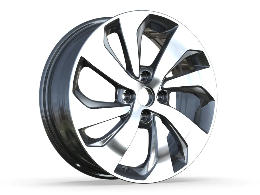 6140 alloy wheel rim – Gunmetal Machined Face
