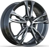 6186 alloy wheel – Gunmetal Machined Face, photo 2