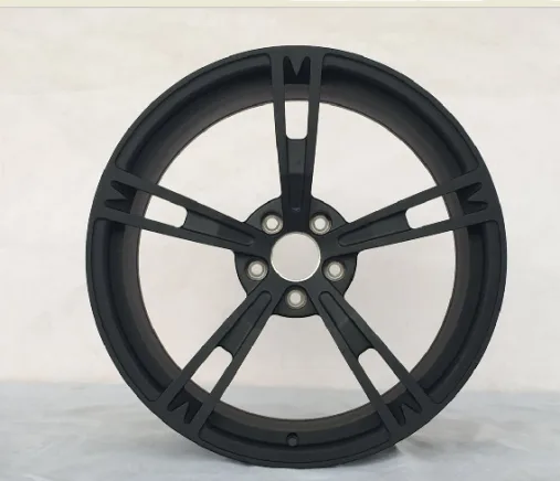 6504 alloy wheel rim – Matte Black (Full Paint)