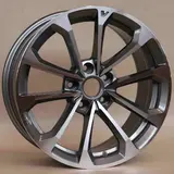 7096 alloy wheel – Gunmetal Machined Face, photo 2