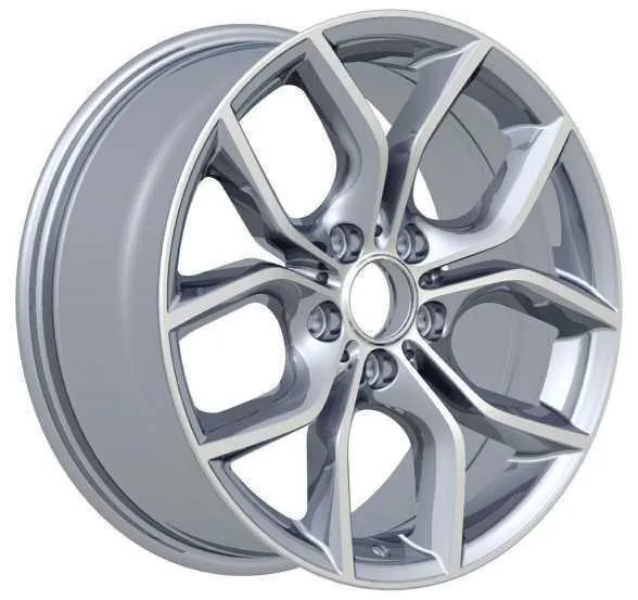 8028 alloy wheel rim – Silver Machined Face