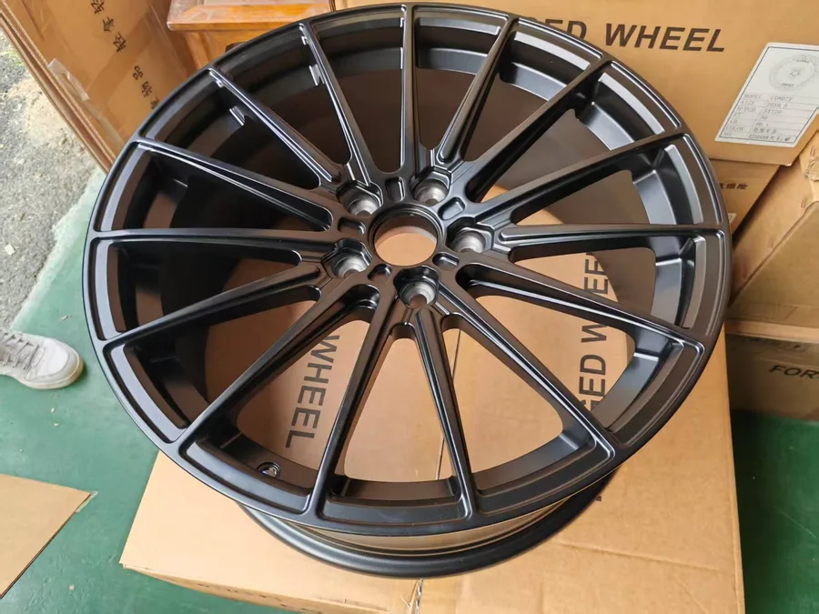 CP6134 alloy wheel rim – Matte Black (Full Paint)