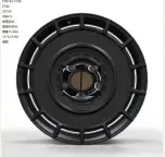 CP6162 alloy wheel rim – Matte Black (Full Paint)