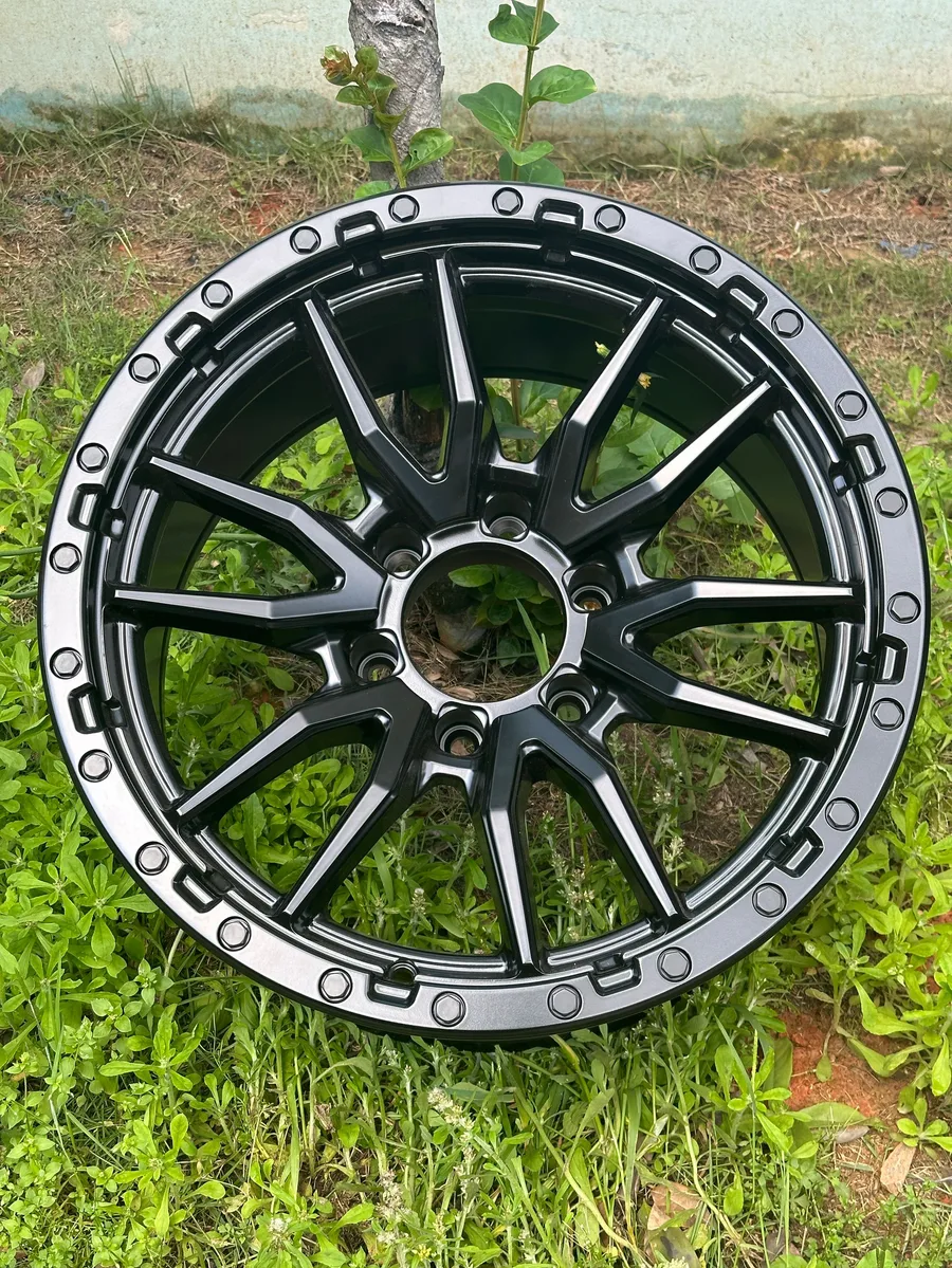 FBX109 alloy wheel rim – Matte Black (Full Paint)