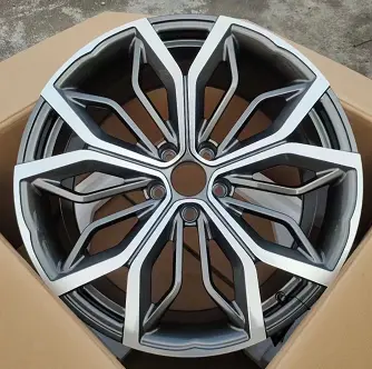 FGD120 alloy wheel rim – Gunmetal Machined Face
