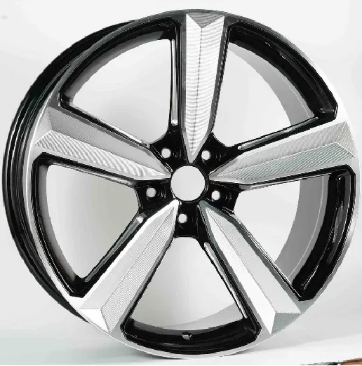 HDX057 alloy wheel rim – Black Machined Face + Milled Spoke Face