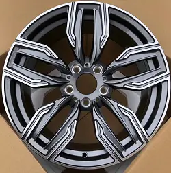 JX0233 alloy wheel rim – Gunmetal Machined Face