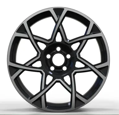 JX0308 alloy wheel rim – Gloss Black (Full Paint)