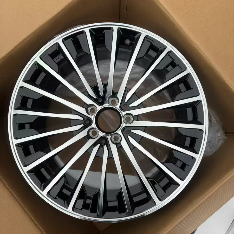 JX0407 alloy wheel rim – Gloss Black Machined Face