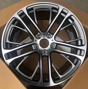 MF6014 alloy wheel rim – Gunmetal Machined Face