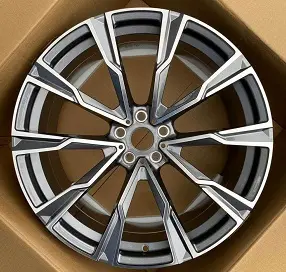 MF6025 alloy wheel rim – Gunmetal Machined Face