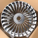 PL001 alloy wheel – Polished + Brushed Rim, photo 2