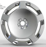 PL003 alloy wheel – Polished + Brushed Rim, photo 2