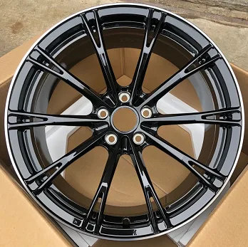 TX086 alloy wheel rim – Gloss Black Machined Lip