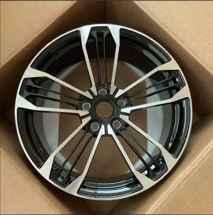 TX130 alloy wheel rim – Gloss Black Machined Face