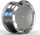 WD0003 alloy wheel – Polished, photo 1