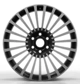 WD0008 alloy wheel – Gloss Black Machined Face, photo 1