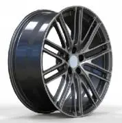 WD0012 alloy wheel rim – Gunmetal Machined Face