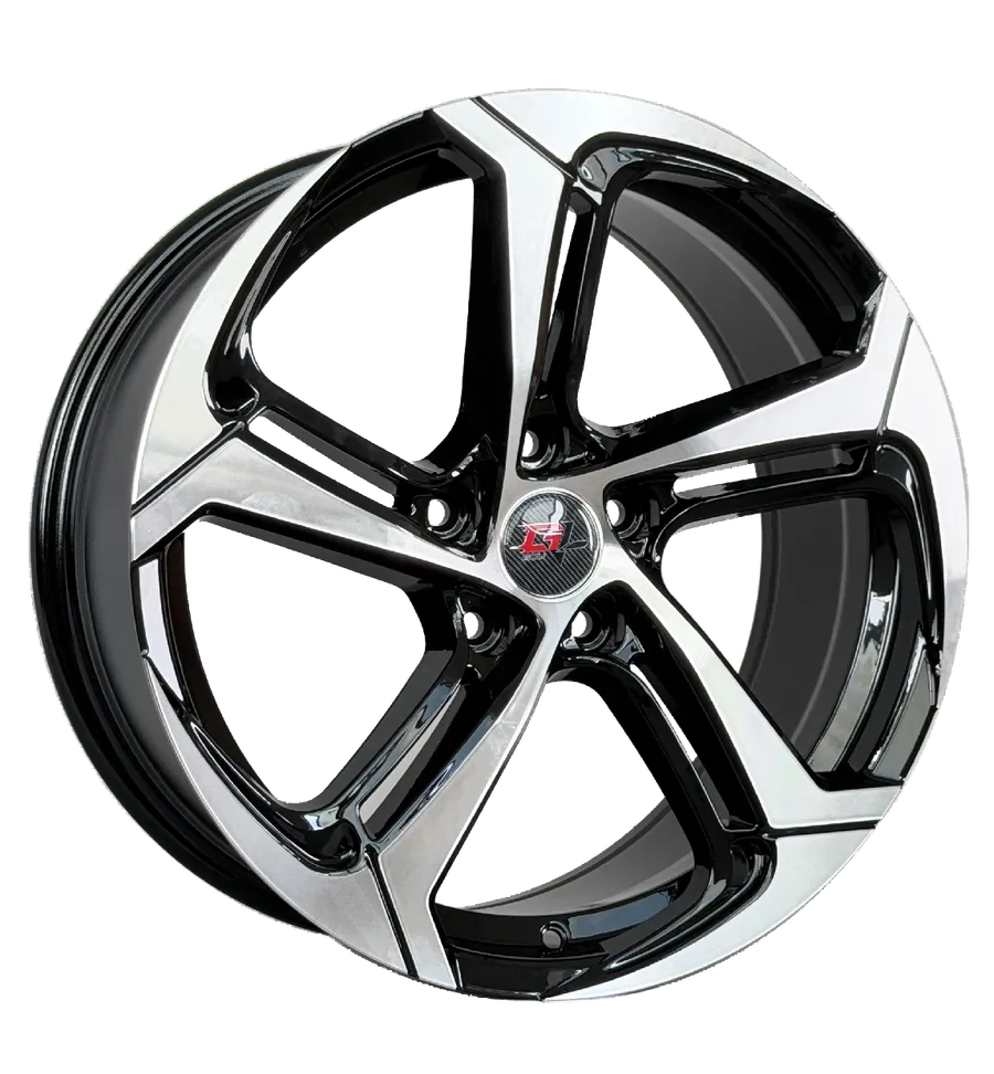 WD002 alloy wheel rim – Gloss Black Machined Face