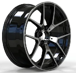 WD0022 alloy wheel rim – Gunmetal Machined Face