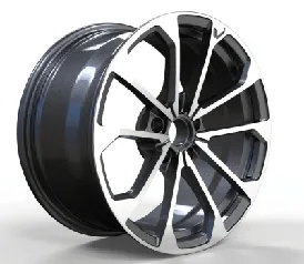WD0030 alloy wheel rim – Gunmetal Machined Face