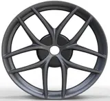 WD0036 alloy wheel – Matte Black (Full Paint), photo 2