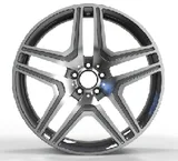 WD0055 alloy wheel – Gunmetal Machined Face, photo 3