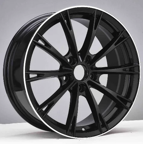 WD006 alloy wheel rim – Gloss Black Machined Lip