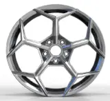 WD0065 alloy wheel – Hyper Black (Full Paint), photo 2