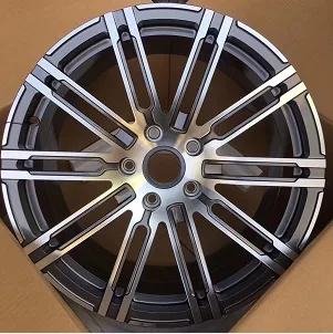 WD0075 alloy wheel rim – Gunmetal Machined Face