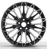 WD0093 alloy wheel – Gloss Black Machined Face, photo 2