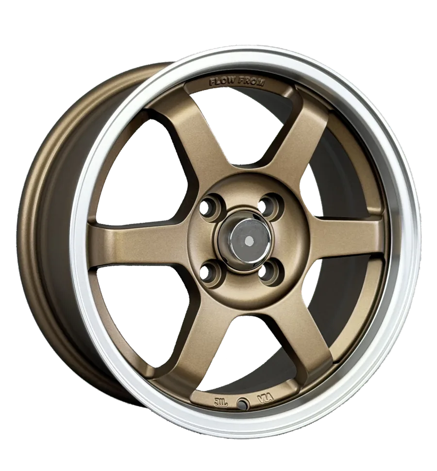 WD011 alloy wheel rim – Frosted Bronze Machined Lip