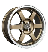 WD011 alloy wheel – Frosted Bronze Machined Lip, photo 3