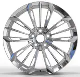 WD0116 alloy wheel – Black Chrome Plating, photo 2