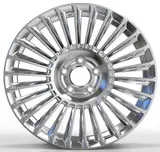 WD0124 alloy wheel – Polished + Brushed Rim, photo 4