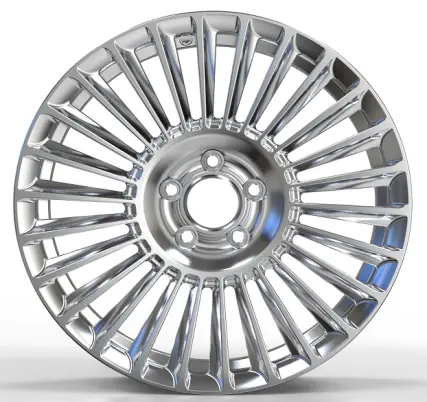 WD0124 alloy wheel rim – Polished + Brushed Rim