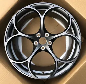 WD0125 alloy wheel rim – Gloss Black (Full Paint)