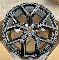 WD0130 alloy wheel rim – Gloss Black (Full Paint)