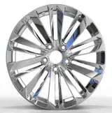 WD0151 alloy wheel – Polished, photo 1