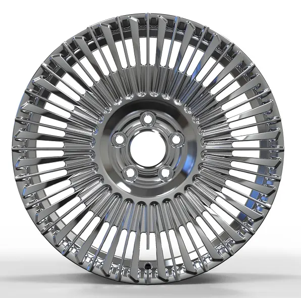 WD0157 alloy wheel rim – Polished + Brushed Rim