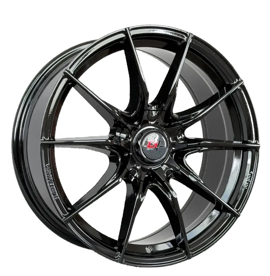 WD017 alloy wheel rim – Gloss Black (Full Paint)