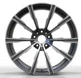 WD0181 alloy wheel – Gunmetal Machined Face, photo 2
