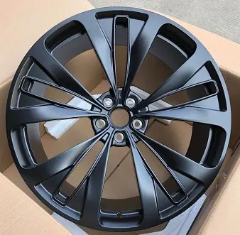 WD0187 alloy wheel rim – Matte Black (Full Paint)