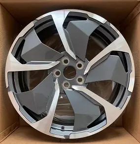 WD0192 alloy wheel rim – Gunmetal Machined Face