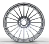 WD0202 alloy wheel – Silver (Full Paint), photo 2