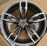 WD0207 alloy wheel – Gunmetal Machined Face, photo 2