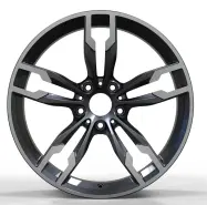 WD0207 alloy wheel rim – Gunmetal Machined Face