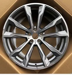 WD0227 alloy wheel rim – Hyper Black (Full Paint)