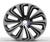 WD0238 alloy wheel – Gloss Black Machined Face, photo 2